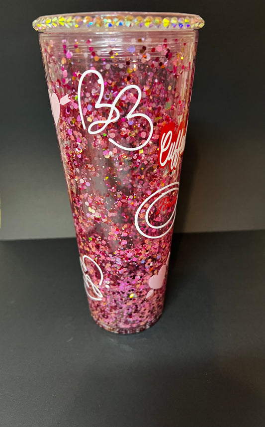 Cuffed and Seasoned 24oz acrylic tumbler